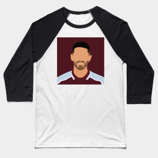 Manuel Lanzini Minimalistic Face Art Baseball T-Shirt